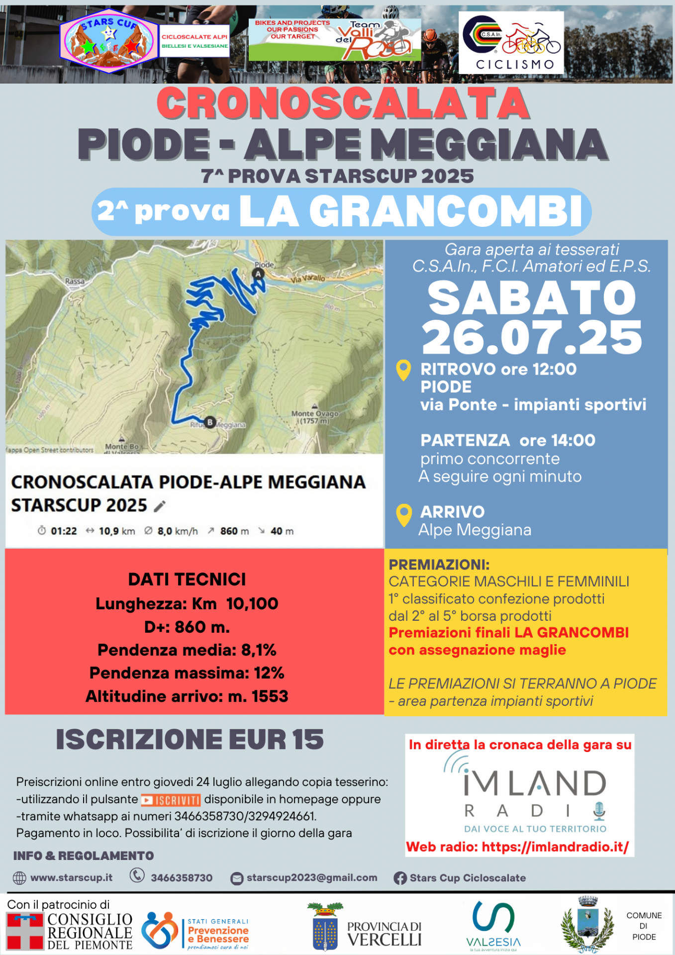 Locandina dell'evento.
