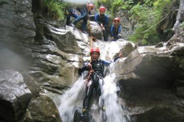 Attività sul torrente.