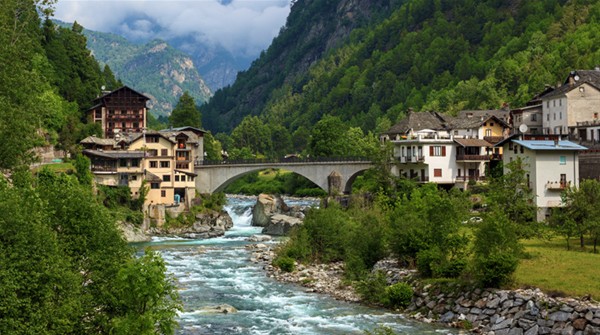 Vista di Piode