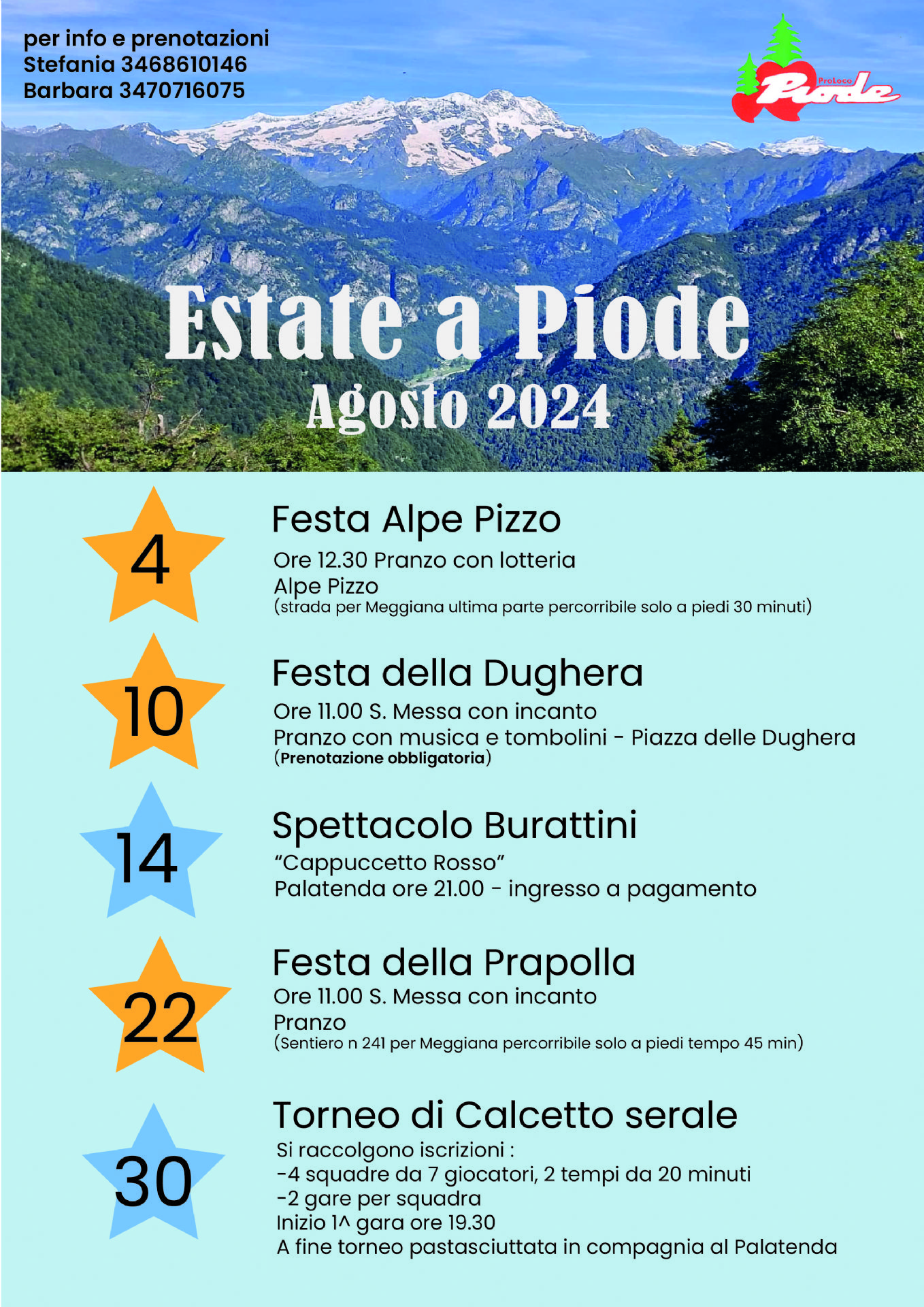 Calendario feste